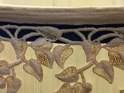 James Mont EXCEPTIONAL PAIR OF BLUE WHITE CHINOISERIE GINGER JAR CERAMIC LAMPS
