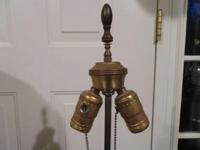 James Mont Fantastic Pair of James Mont Style Asian Figural Buddha Lamps Mid Century Modern