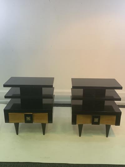 James Mont HIGH STYLE MID CENTURY NIGHT STANDS