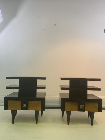 James Mont HIGH STYLE MID CENTURY NIGHT STANDS