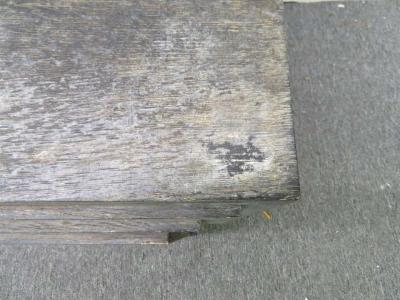 James Mont Handsome Pair of James Mont Style Stacked Pyramid Cerused End Tables