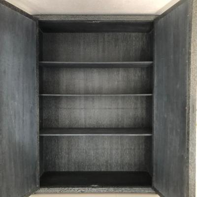 James Mont James Mont Carved Bamboo Wall Cabinet 2 Available 