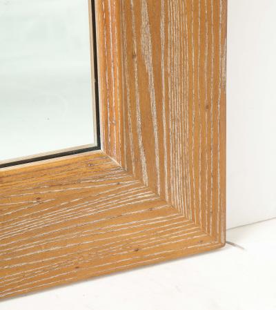 James Mont James Mont Cerused Oak Mirror 