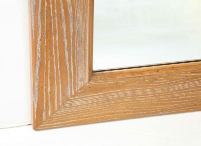 James Mont James Mont Cerused Oak Mirror 