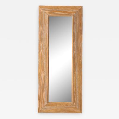 James Mont James Mont Cerused Oak Mirror 