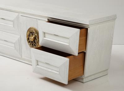 James Mont James Mont Combed Oak KOI Credenza