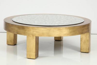 James Mont James Mont Gold Leaf Coffee Table