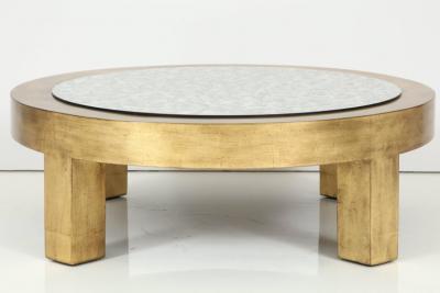 James Mont James Mont Gold Leaf Coffee Table