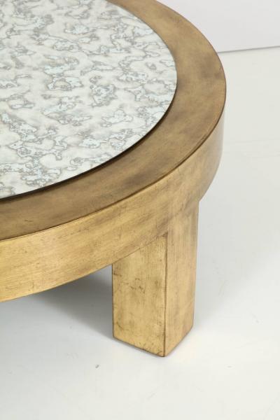 James Mont James Mont Gold Leaf Coffee Table