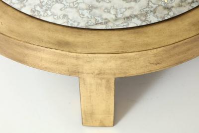 James Mont James Mont Gold Leaf Coffee Table