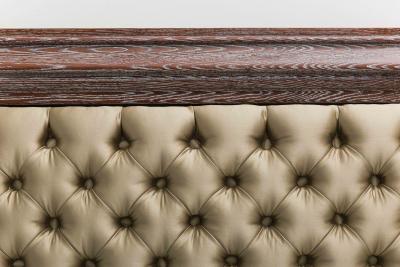 James Mont James Mont Grey Cerused Fumed Oak King Size Bed USA