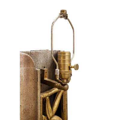 James Mont James Mont Pair of Hand Carved Figural Table Lamps 1950s