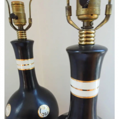 James Mont James Mont Style Table Lamps a Pair