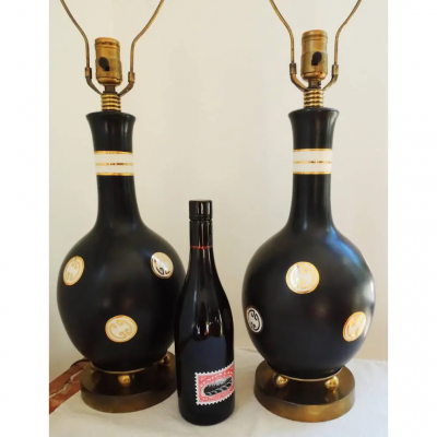 James Mont James Mont Style Table Lamps a Pair