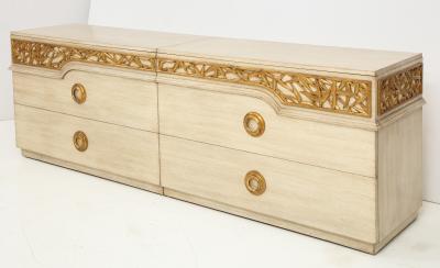 James Mont Large Bamboo Detailed Dresser by James Mont