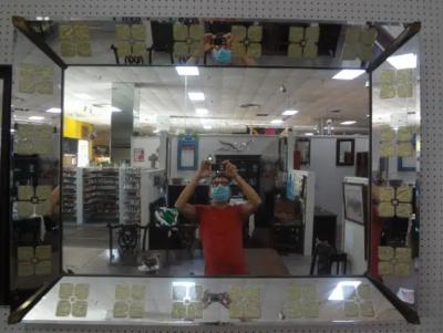 James Mont Large Hollywood Regency Venetian Mirror