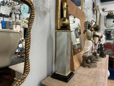 James Mont Large Pair Of Modernist Table Lamps