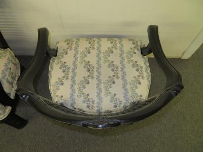 James Mont Lovely Pair of Caned Chinoiserie Asian Style Armchairs Hollywood Regency