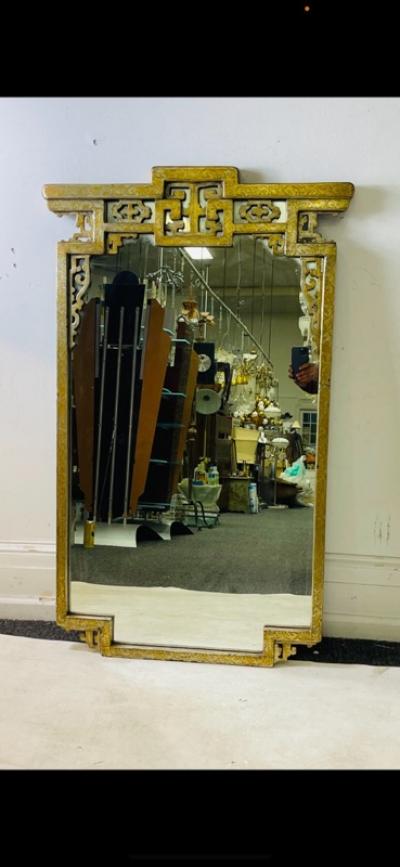James Mont MODERN CHINOISERIE MIRROR IN THE MANNER OF JAMES MONT