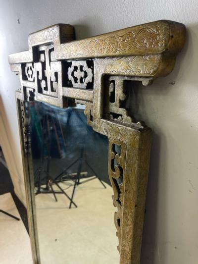 James Mont MODERN CHINOISERIE MIRROR IN THE MANNER OF JAMES MONT
