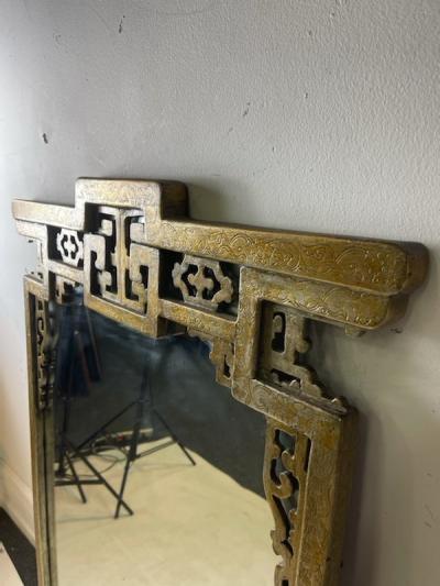 James Mont MODERN CHINOISERIE MIRROR IN THE MANNER OF JAMES MONT