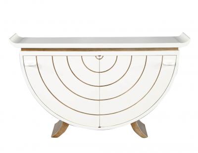 James Mont Modern Console Table Credenza by James Mont Circa 1960 USA