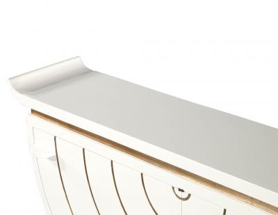 James Mont Modern Console Table Credenza by James Mont Circa 1960 USA