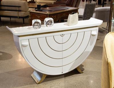 James Mont Modern Console Table Credenza by James Mont Circa 1960 USA