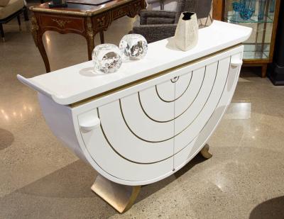 James Mont Modern Console Table Credenza by James Mont Circa 1960 USA