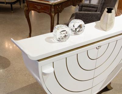 James Mont Modern Console Table Credenza by James Mont Circa 1960 USA