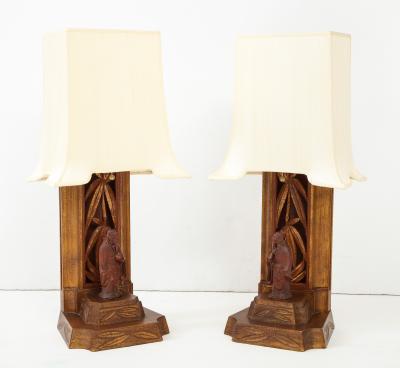 James Mont Pair of 1950s James Mont Lamps