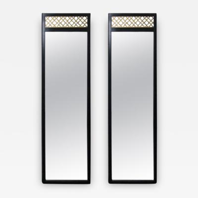 James Mont Pair of Chinoiserie Mirrors in the Manner of James Mont
