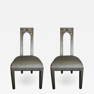 James Mont Pair of James Mont Chairs