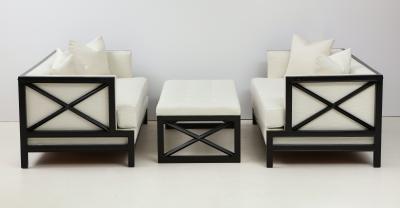 James Mont Pair of James Mont Sofas