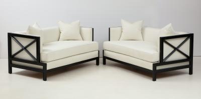 James Mont Pair of James Mont Sofas