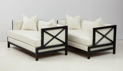 James Mont Pair of James Mont Sofas