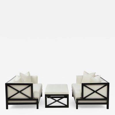 James Mont Pair of James Mont Sofas