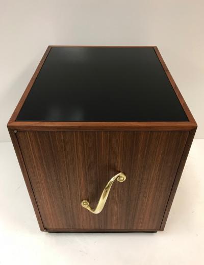 James Mont Pair of James Mont Style Cabinets or Nightstands