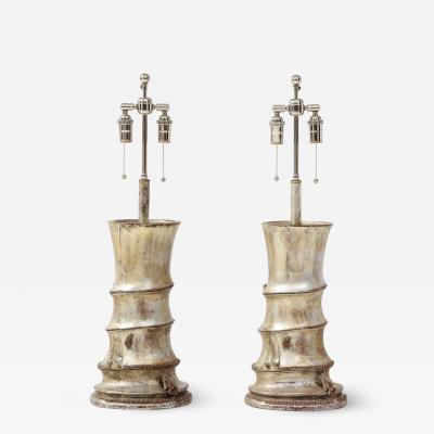 James Mont Pair of Rare James Mont Lamps