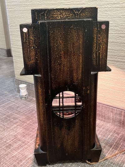 James Mont RARE PAIR OF JAMES MONT MIXED METALLIC FINISHES WOOD METAL HORSE LAMPS