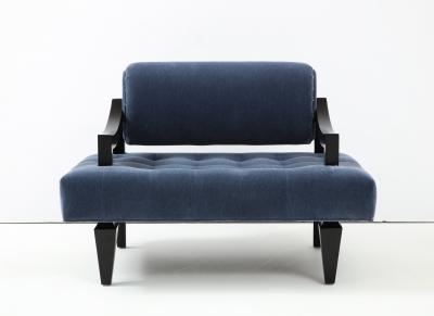 James Mont Rare Pair of James Mont Lounge Chairs 