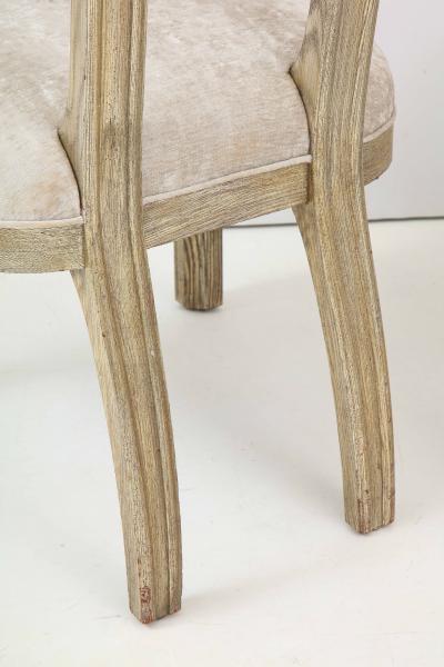 James Mont Set of Eight Art Deco influenced Dining Chairs by James Mont 