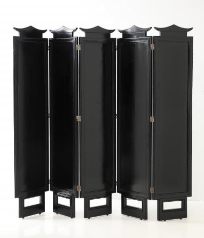 James Mont Spectacular and Rare five Paneled screen by James Mont