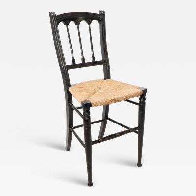 James Plucknett Collier Plucknett attri Godwin style Aesthetic Movement ebonized music chair