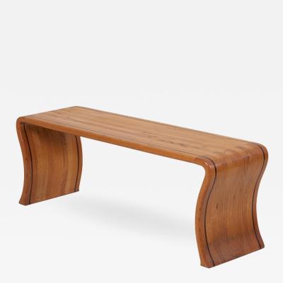 James Rannefeld James Rannefeld Jawar Studio Laminate Wood Ribbon Bench US