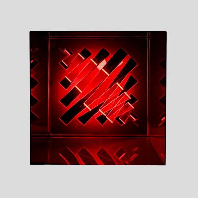 James Rivi re Cubo Di Teo Space Age Red Kinetic Lamp By James Riviere