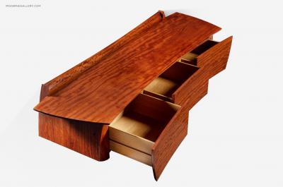 James Schriber Wall Hung Console by James Schriber c 1984