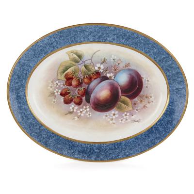 James Skerrett Dursley porcelain dinner set decorated by James Skerrett