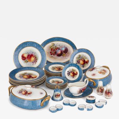 James Skerrett Dursley porcelain dinner set decorated by James Skerrett