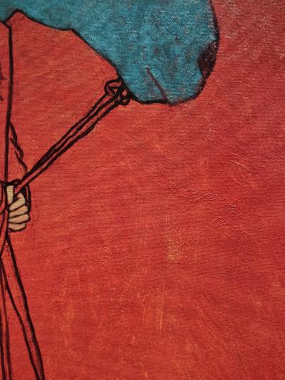 James Strombotne James Strombotne painting Horsewoman in Red 2016
